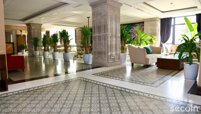 Gạch bông cao cấp Secoin tại Ninh Bình Hidden Charm Hotel&Resort